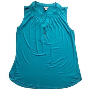 Avenue Tunic Smock Henley Top Size 18 New Without Tags